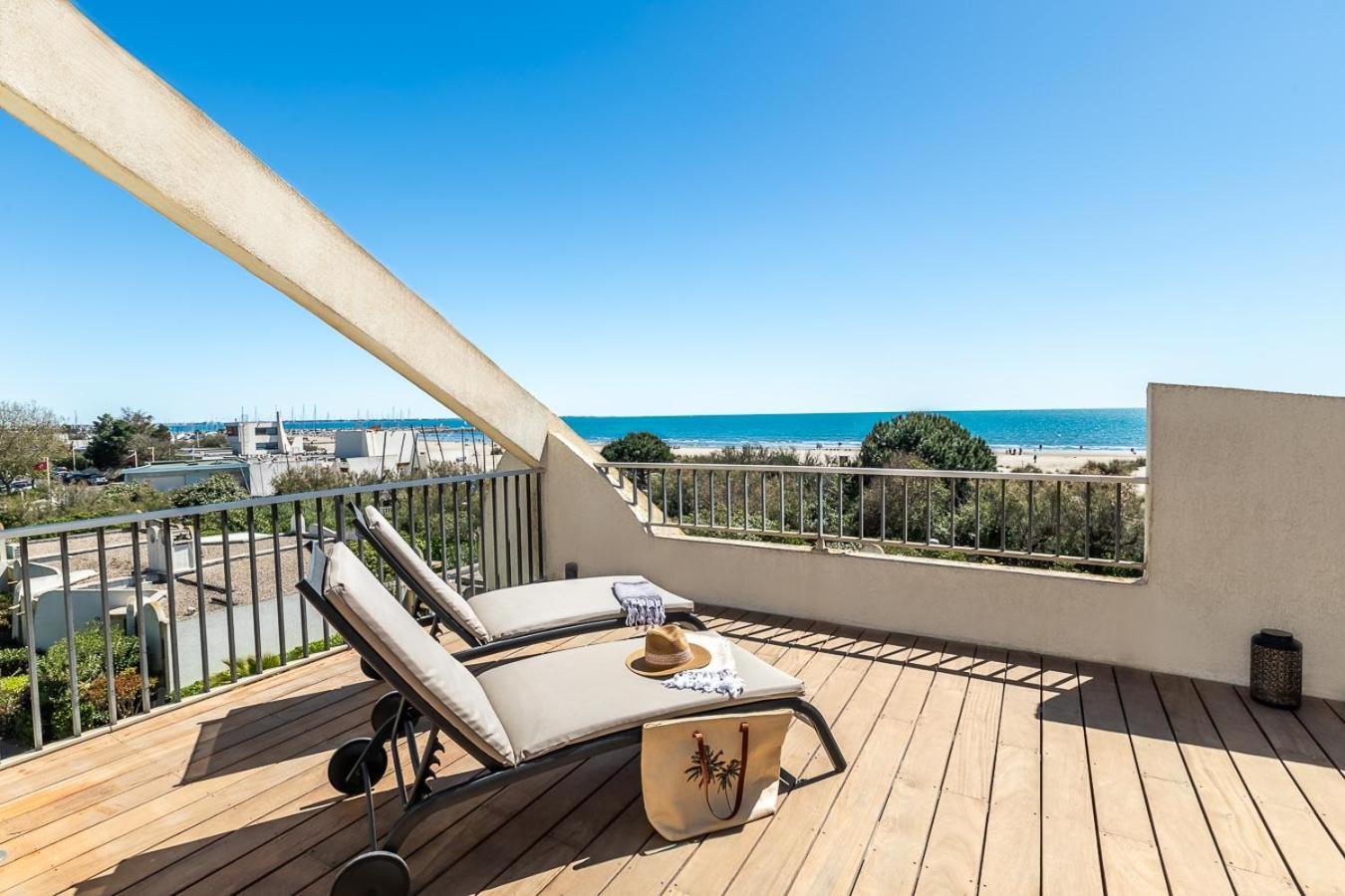 Suite Terrasse Xxl - Front De Mer - Parking - Ambiance Plage La Grande Motte Extérieur photo