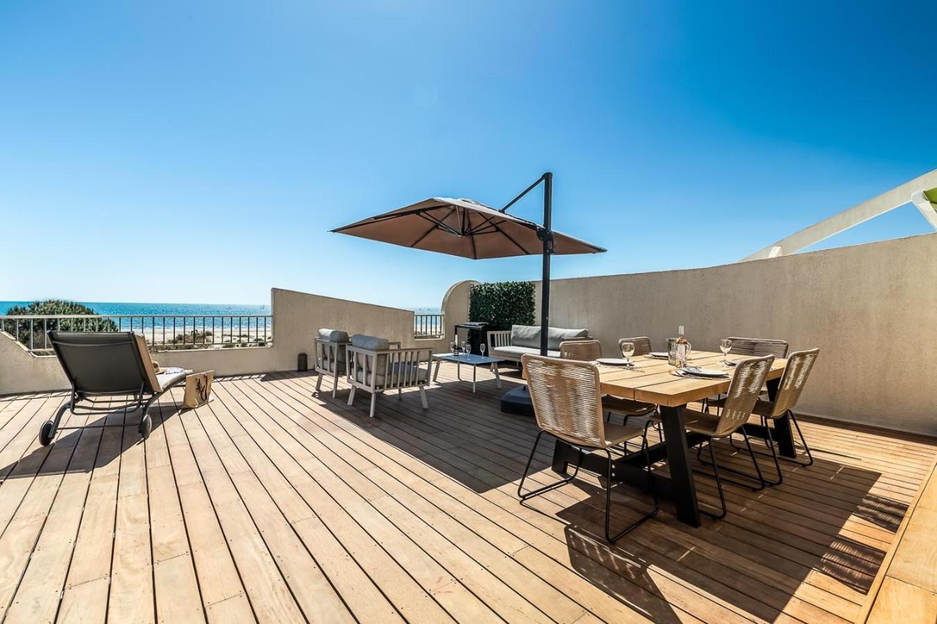 Suite Terrasse Xxl - Front De Mer - Parking - Ambiance Plage La Grande Motte Extérieur photo